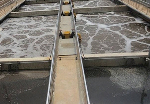 污水处理起泡过程